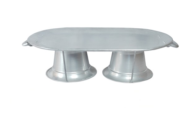 صينية بيضاوي بكرسي